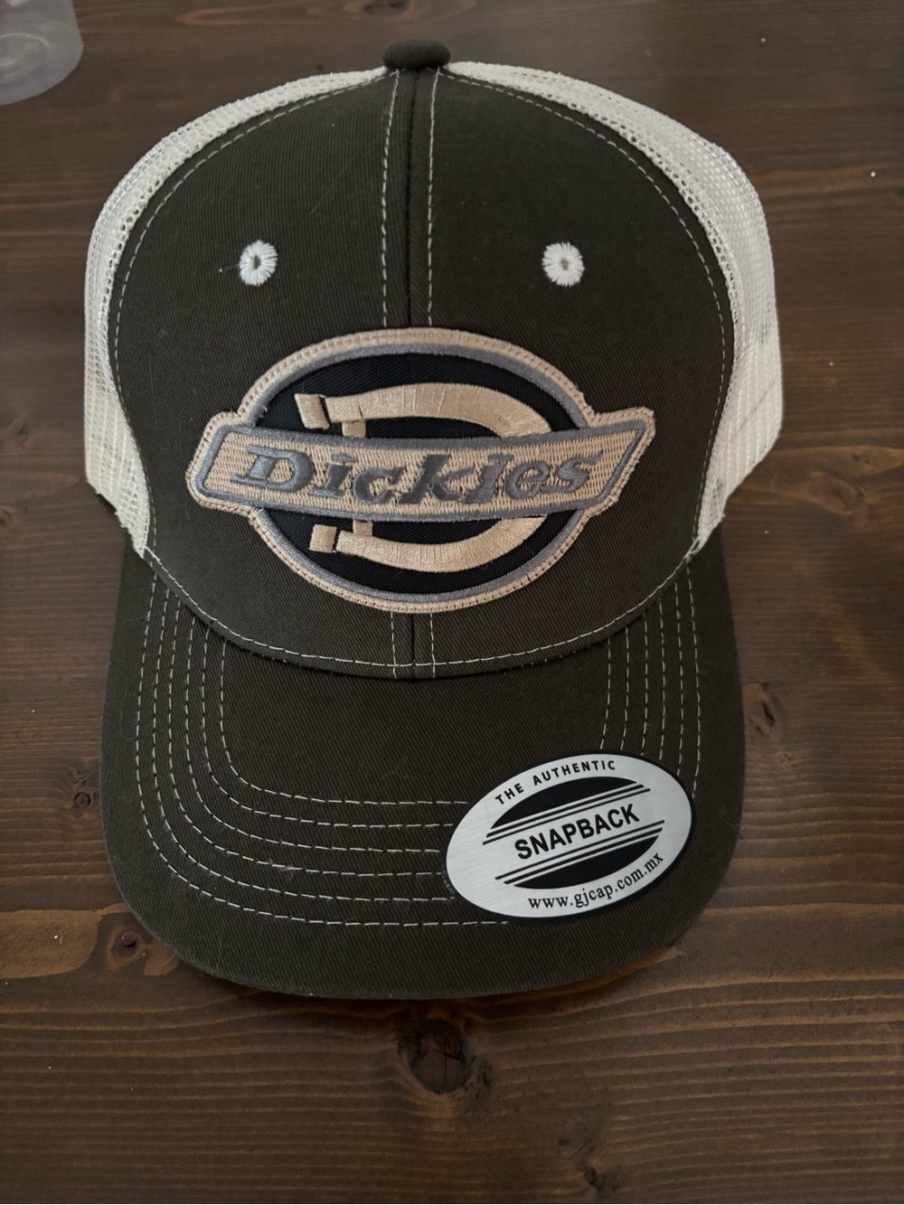 Dickies Classic Green and Brown Mesh Trucker Hat